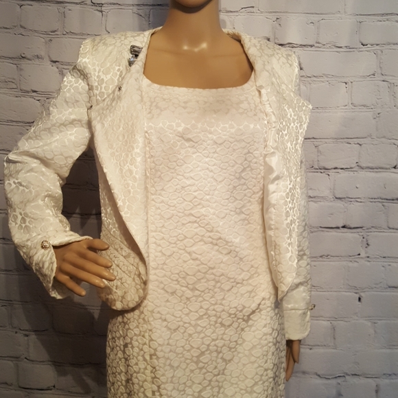 Stacy Adams Dresses & Skirts - Stacy Adams Women's Dress & Jeweled Jacket